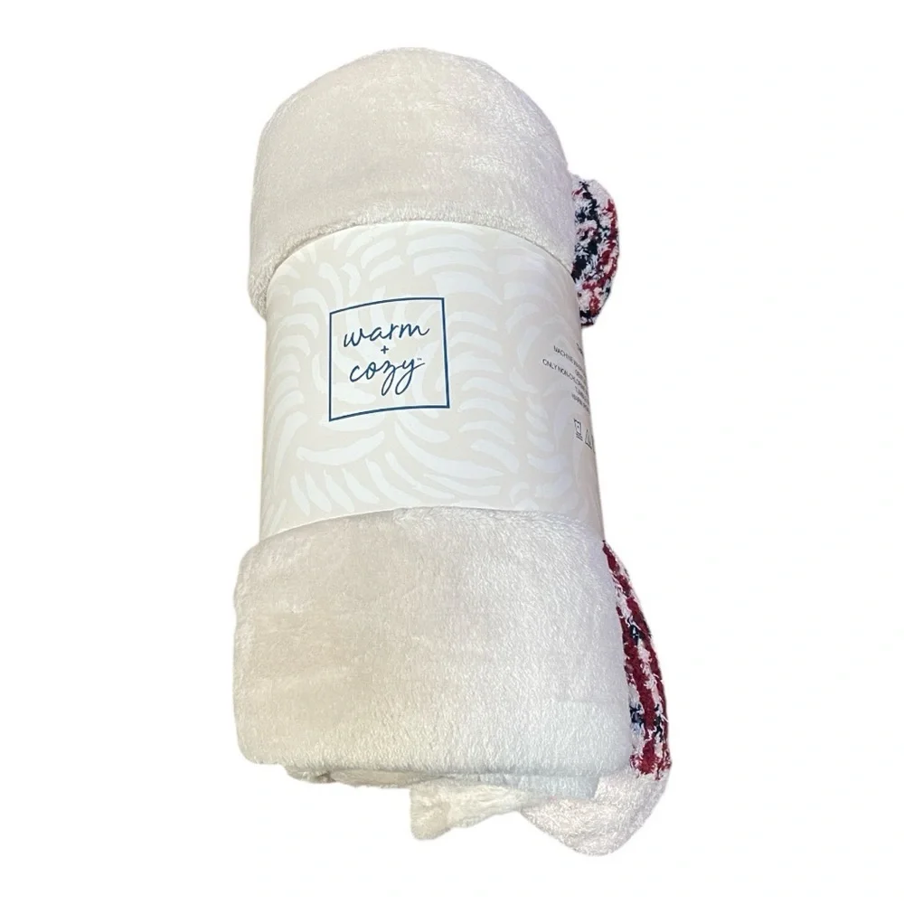 Warm & Cozy Plush Throw & Sock Set